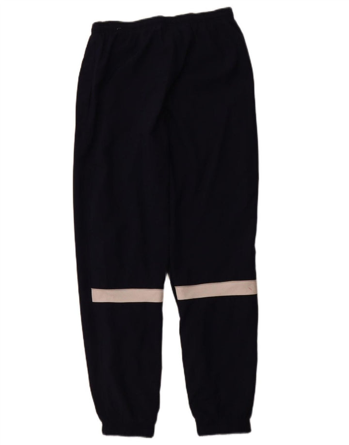 NIKE Mens Dri Fit Tracksuit Trousers Joggers Small  Navy Blue Polyester