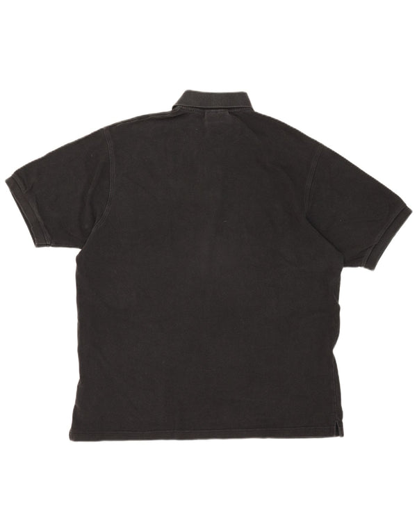 Hugo Boss Mens Polo Shirt XL Black Cotton