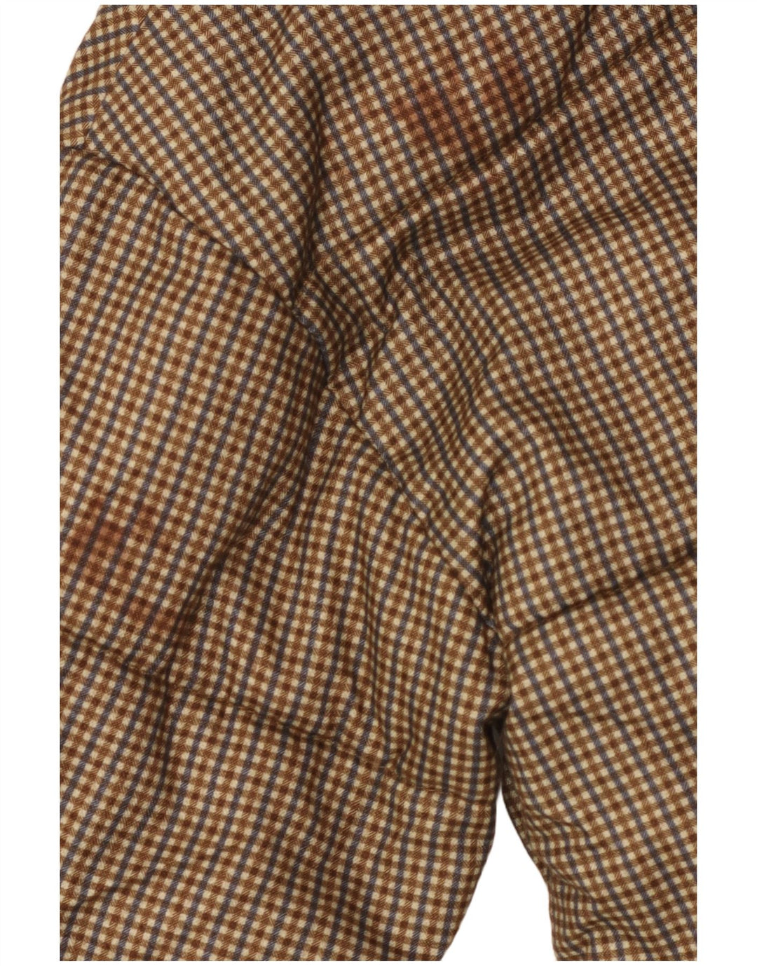 Jack & Jones Mens Padded Jacket UK 36 Small Brown Check Polyester