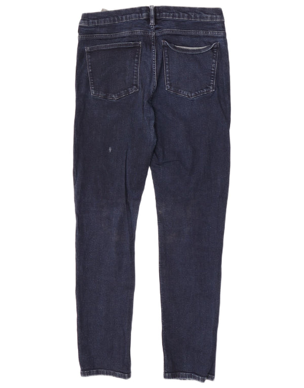 Reiss Mens Slim Jeans W34 L30 Navy Blue Cotton