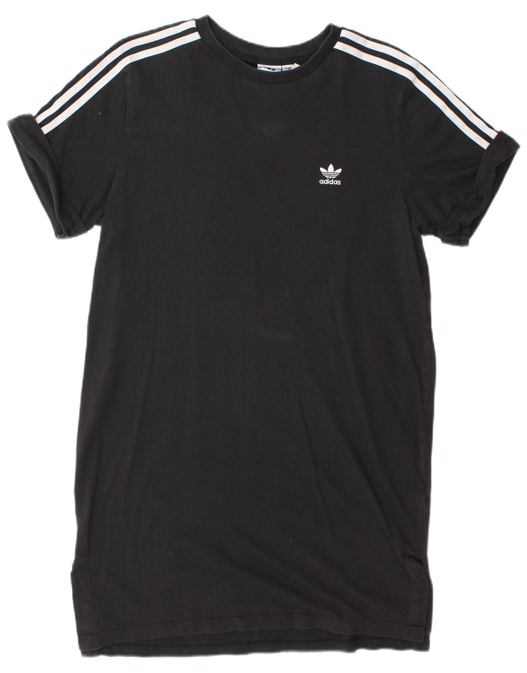 Adidas Womens T-Shirt Dress UK 14 Medium Black