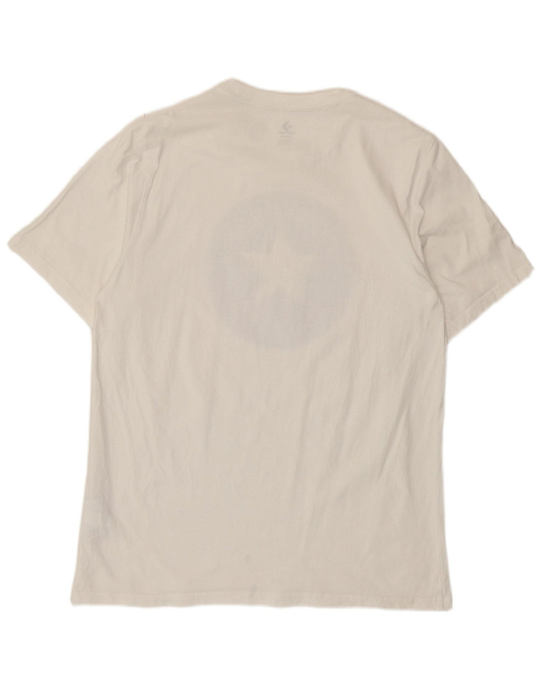 Converse Mens Graphic T-Shirt Top Large White Cotton
