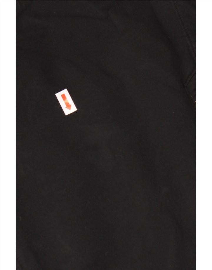 EDDIE BAUER Mens Windbreaker Jacket UK 42 XL Black Polyester