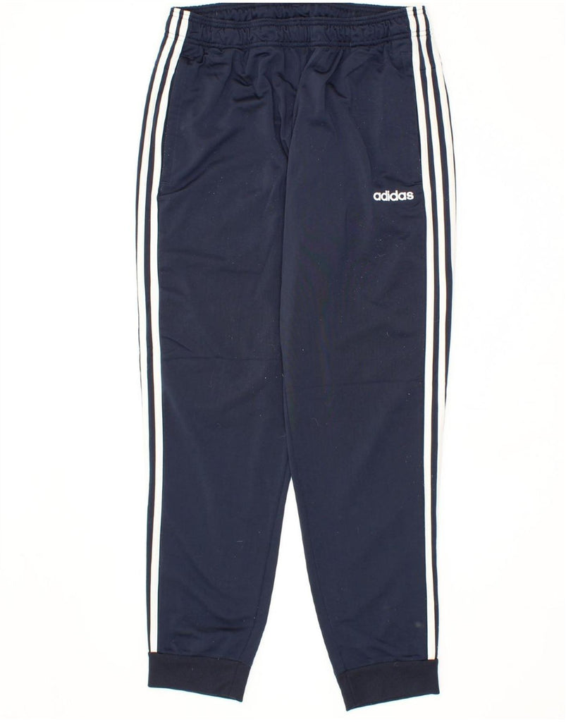 ADIDAS Mens Tracksuit Trousers Joggers Large  Navy Blue Polyester Vintage Adidas and Second-Hand Adidas from Messina Hembry 