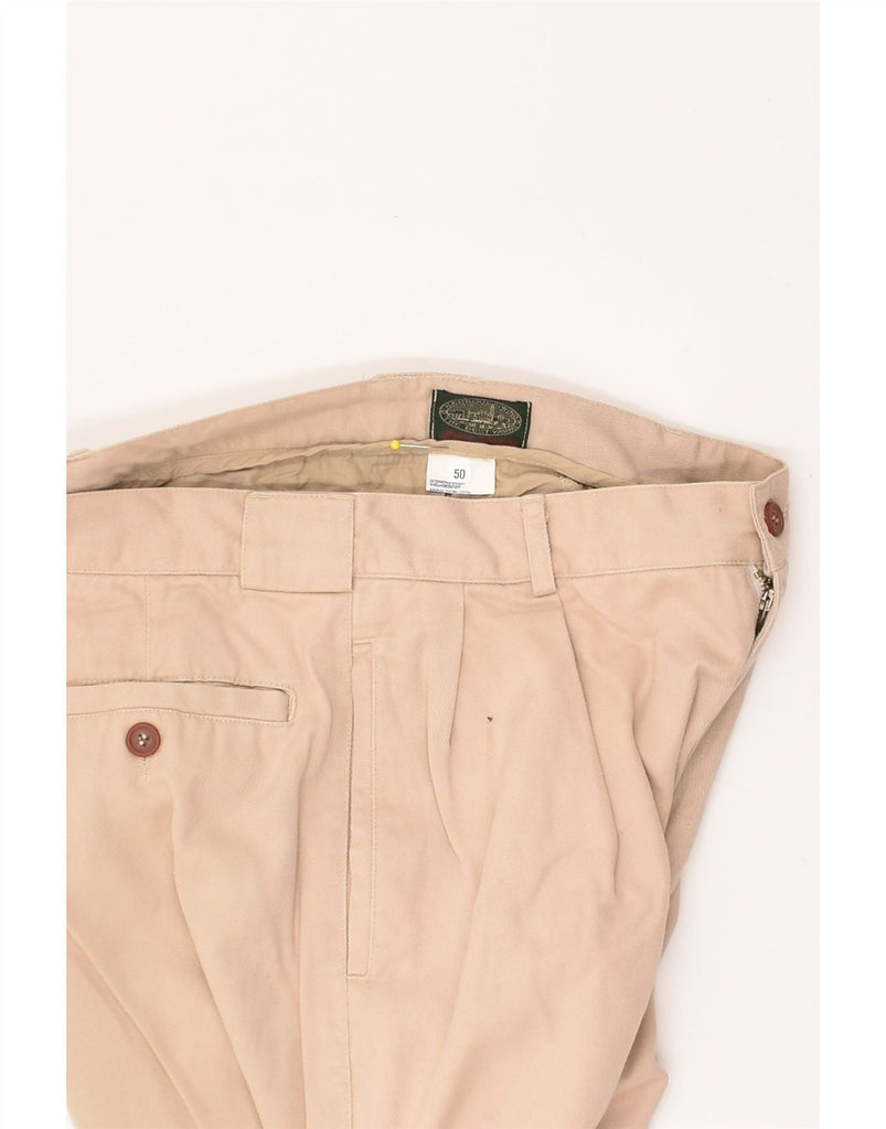 VINTAGE Mens Pegged Chino Trousers IT 50 Large W36 L28  Beige Cotton | Vintage Vintage | Thrift | Second-Hand Vintage | Used Clothing | Messina Hembry 