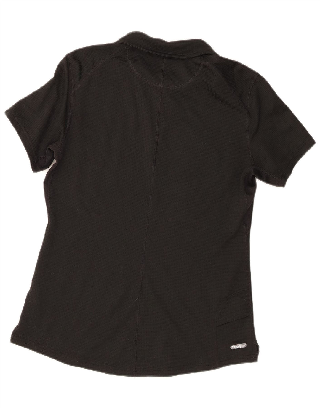 The North Face Womens Polo Shirt UK 12 Medium Black Polyester