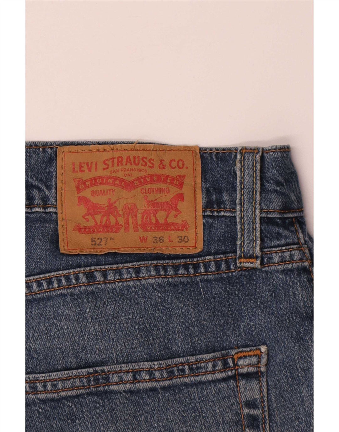 Levi's Mens 527 Bootcut Jeans W36 L30 Blue