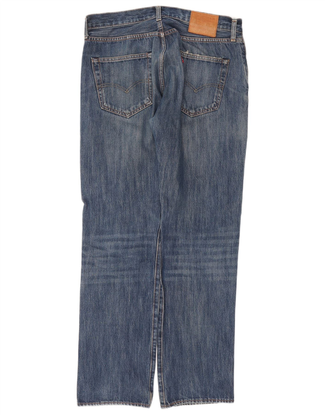 Levi's Mens 501 Straight Jeans W32 L32 Blue Cotton