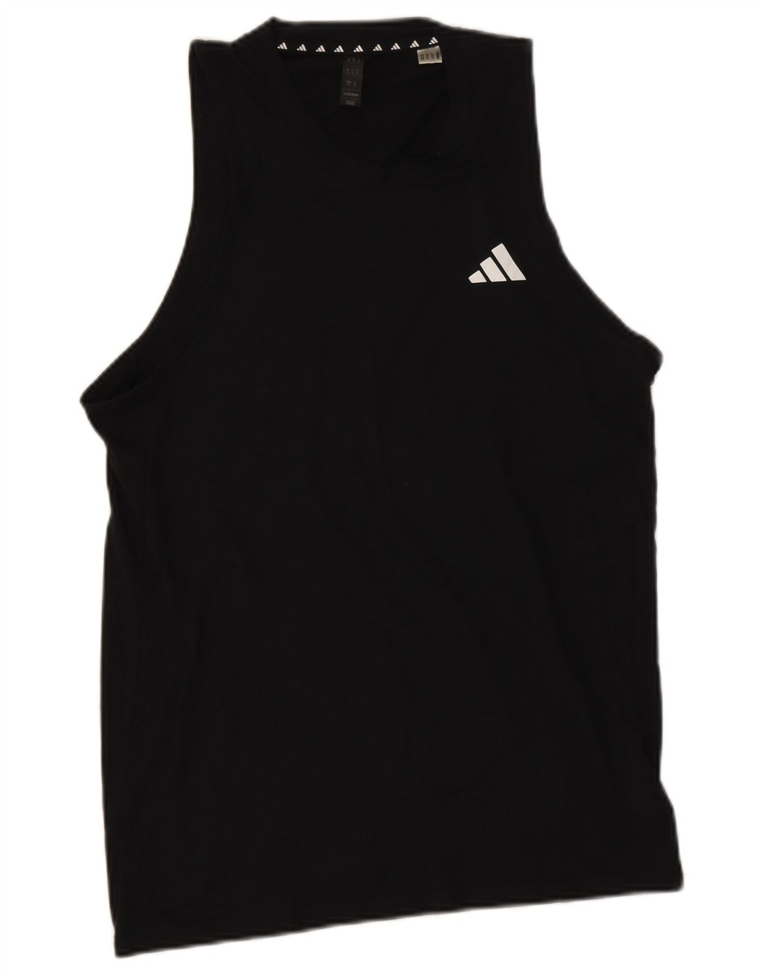 Adidas Mens Aeroready Vest Top Small Black Polyester