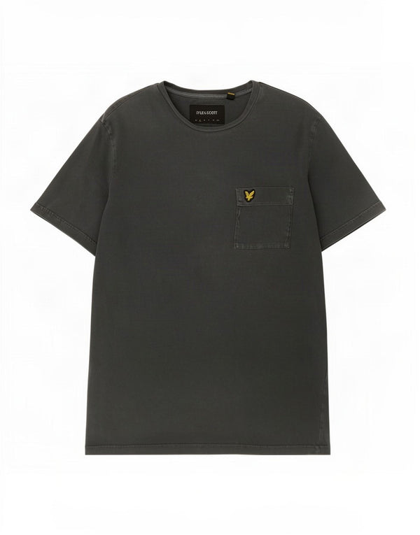 Lyle & Scott Mens T-Shirt Top Small Grey Cotton