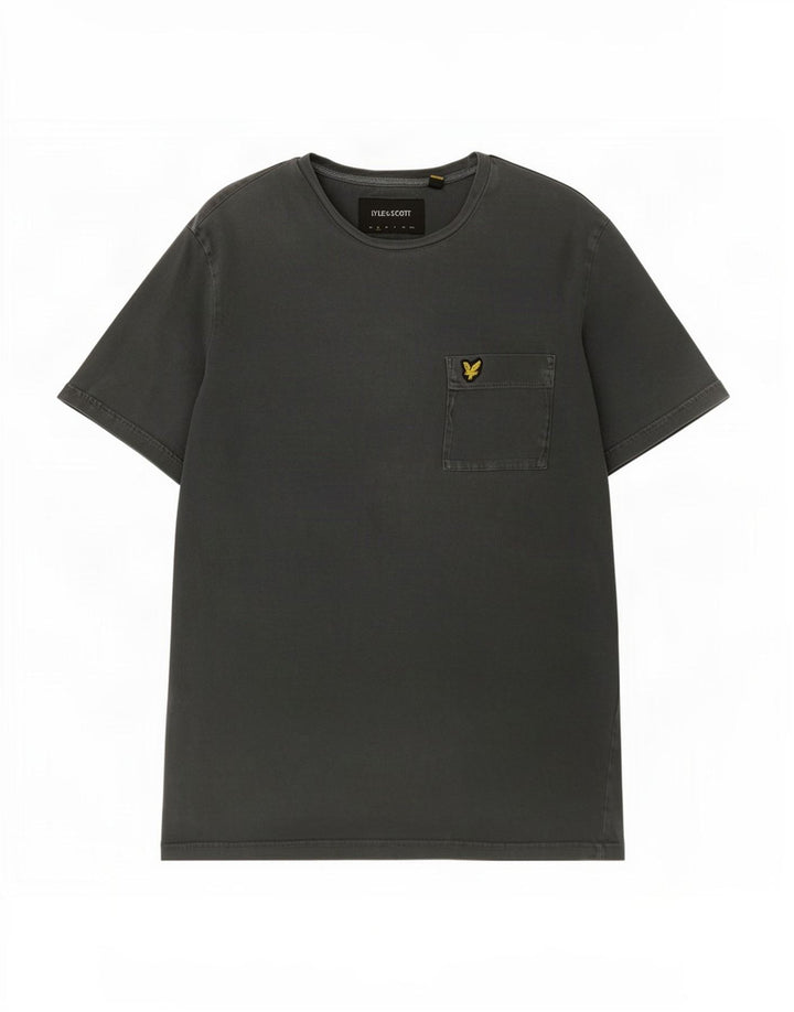Lyle & Scott Mens T-Shirt Top Small Grey Cotton