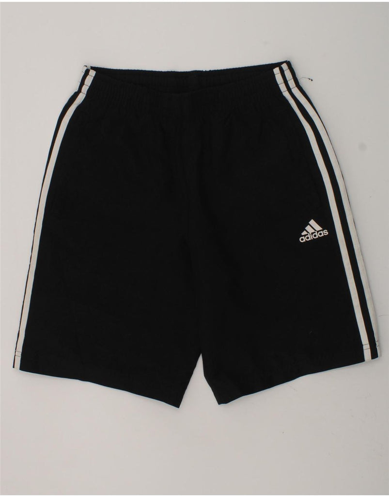 ADIDAS Boys Sport Shorts 12-13 Years Black | Vintage Adidas | Thrift | Second-Hand Adidas | Used Clothing | Messina Hembry 