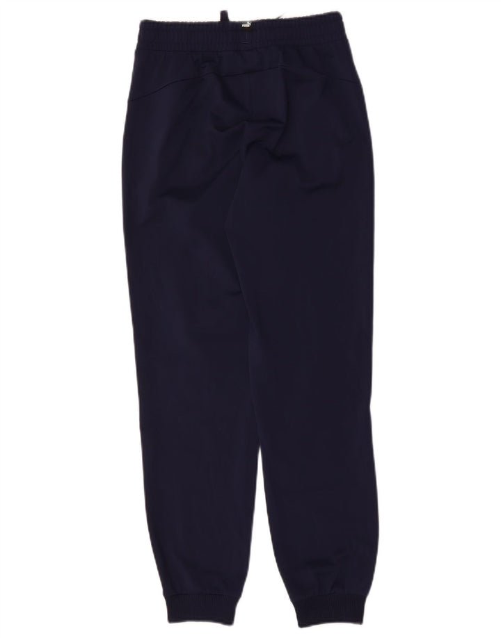 Puma Boys Tracksuit Trousers Joggers 11-12 Years  Navy Blue Polyester