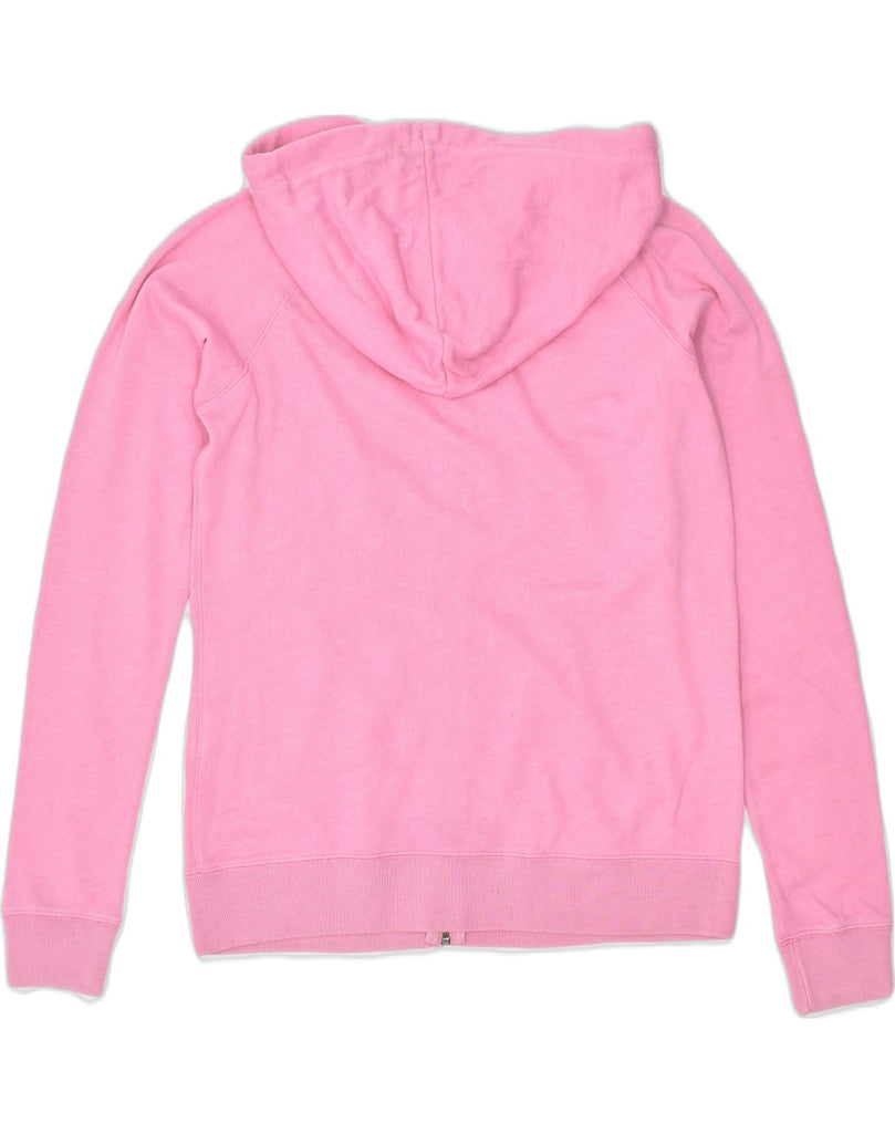 JACK WILLS Womens Zip Hoodie Sweater UK 10 Small Pink Cotton Sports | Vintage | Thrift | Second-Hand | Used Clothing | Messina Hembry 