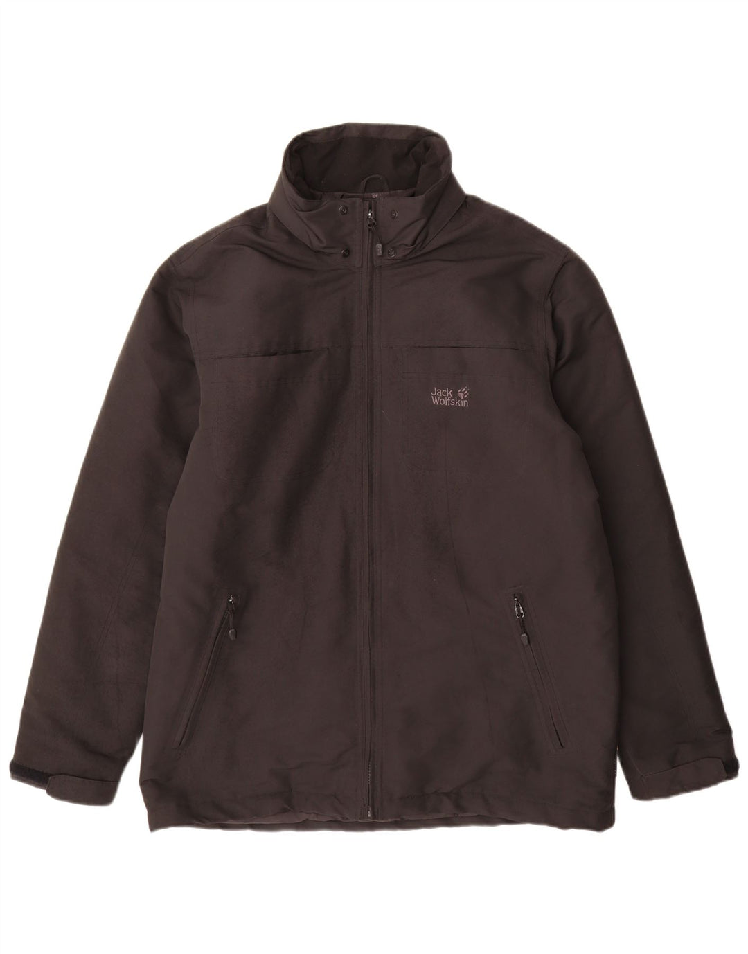 Jack Wolfskin Mens Padded Jacket UK 40/42 Large Black Polyester