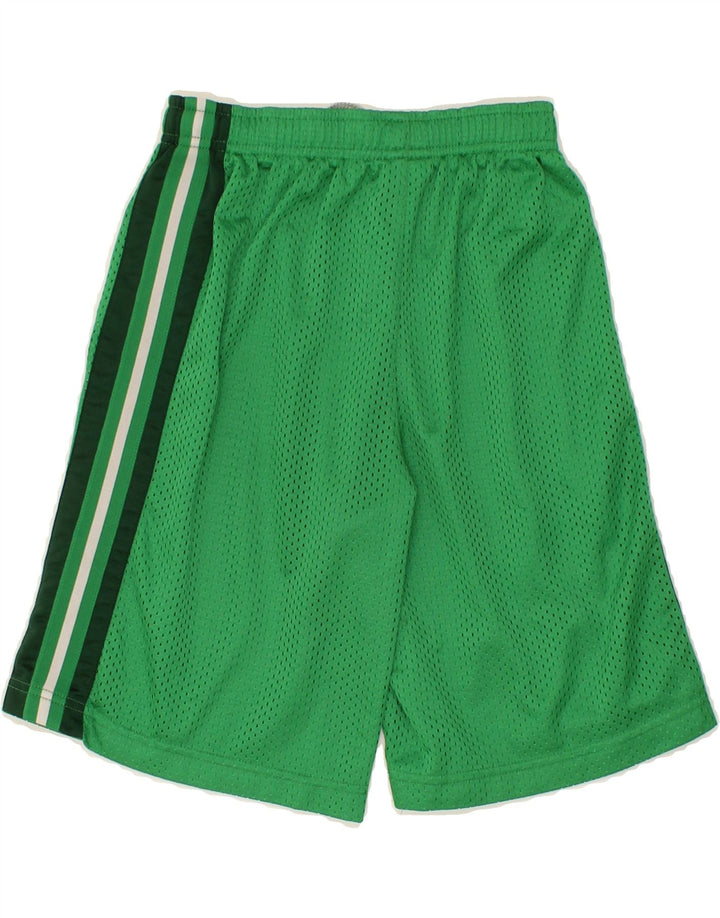 NIKE Boys Sport Shorts 7-8 Years W24 L8 Green Polyester Vintage Nike and Second-Hand Nike from Messina Hembry 