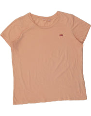 LEVI'S Womens Oversized T-Shirt Top UK 18 XL Pink Cotton