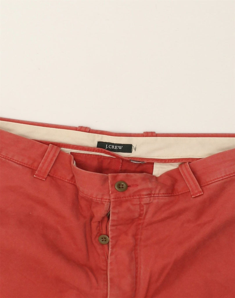 J. CREW Mens Tapered Chino Trousers W34 L30 Red | Vintage J. Crew | Thrift | Second-Hand J. Crew | Used Clothing | Messina Hembry 