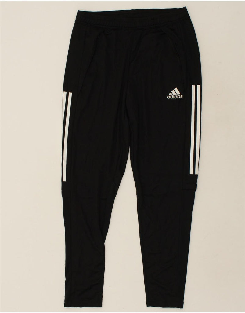 ADIDAS Mens Aeroready Tracksuit Trousers Medium Black Polyester | Vintage Adidas | Thrift | Second-Hand Adidas | Used Clothing | Messina Hembry 