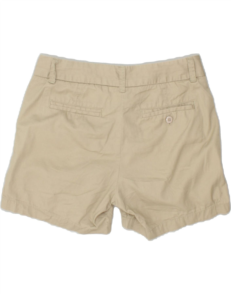 J. CREW Womens Chino Shorts US 0 XS W28 Beige Cotton | Vintage J. Crew | Thrift | Second-Hand J. Crew | Used Clothing | Messina Hembry 