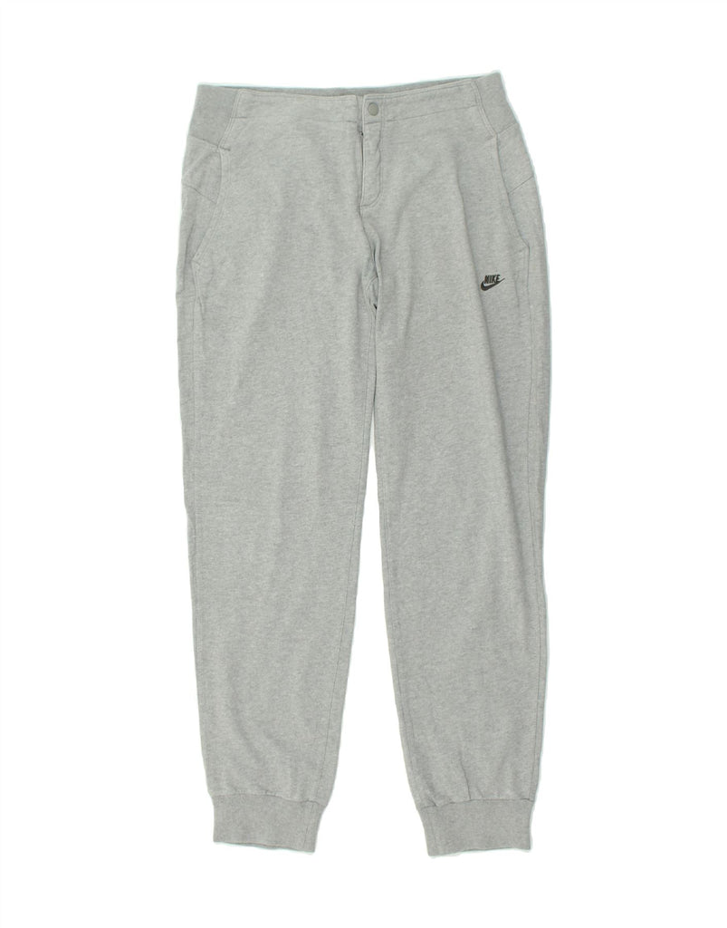 NIKE Mens Tracksuit Trousers Joggers Medium Grey Cotton | Vintage Nike | Thrift | Second-Hand Nike | Used Clothing | Messina Hembry 