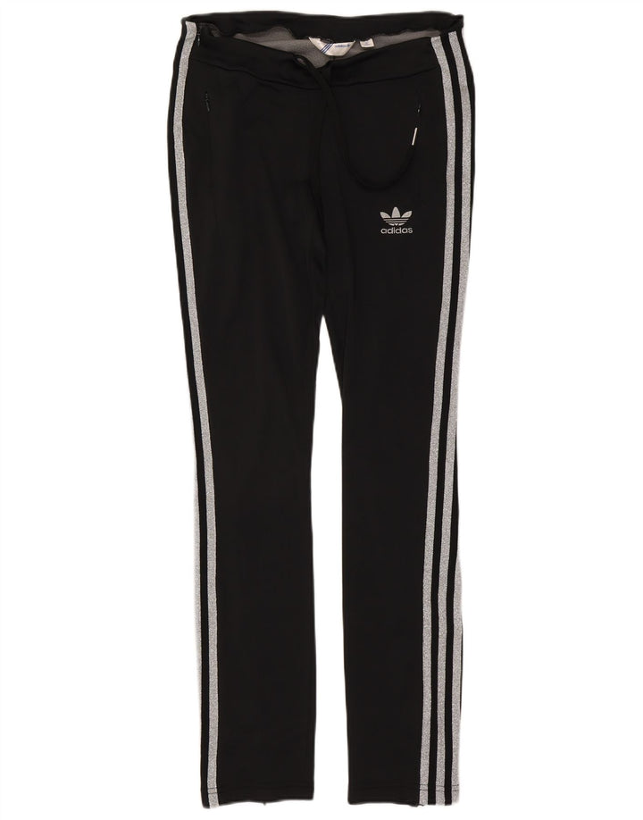 Adidas Womens Tracksuit Trousers IT 42 Medium  Black Polyamide
