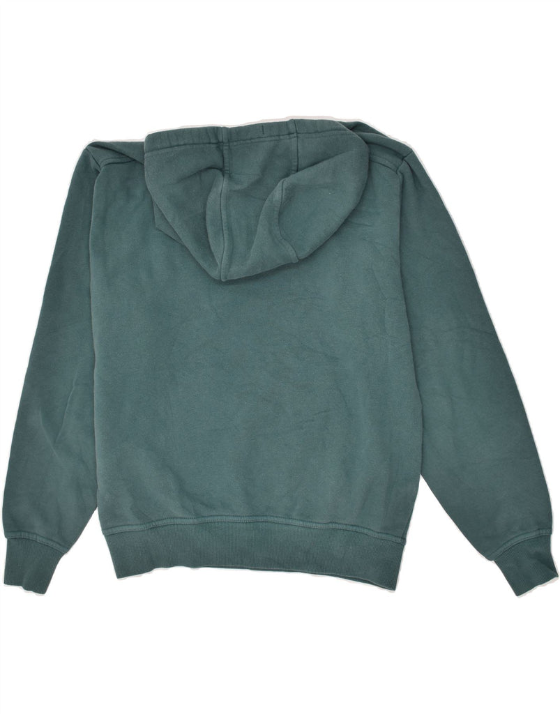 ELLESSE Mens Graphic Hoodie Jumper Medium Green Cotton | Vintage Ellesse | Thrift | Second-Hand Ellesse | Used Clothing | Messina Hembry 
