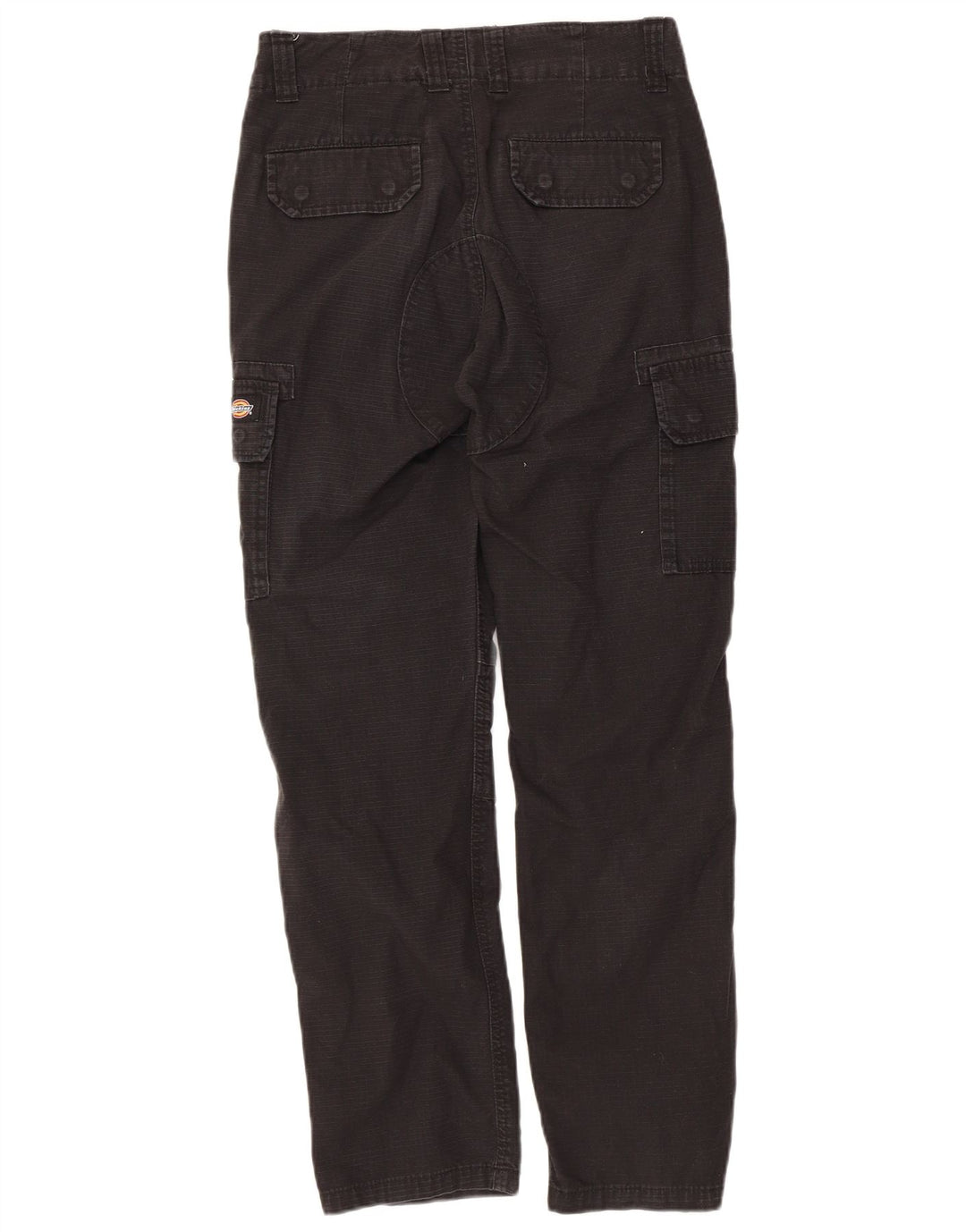 DICKIES Mens Straight Cargo Trousers W28 L29 Black Cotton