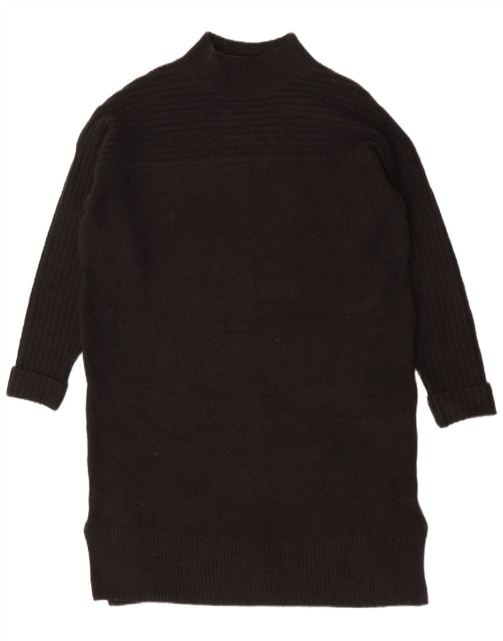 Fat Face Womens Jumper Dress UK 16 Large Black