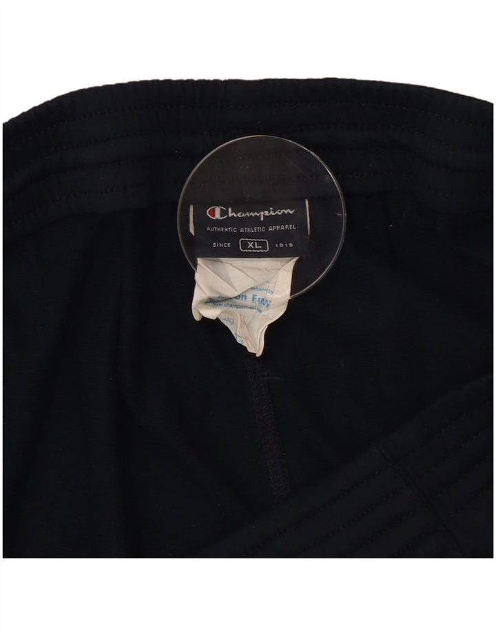Champion Mens Tracksuit Trousers XL  Navy Blue Polyester