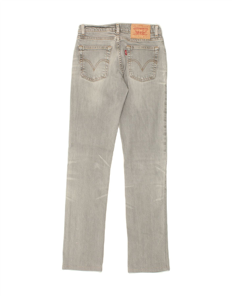 LEVI'S Womens 529 Slim Jeans W27 L30 Grey Cotton Vintage Levi's and Second-Hand Levi's from Messina Hembry 