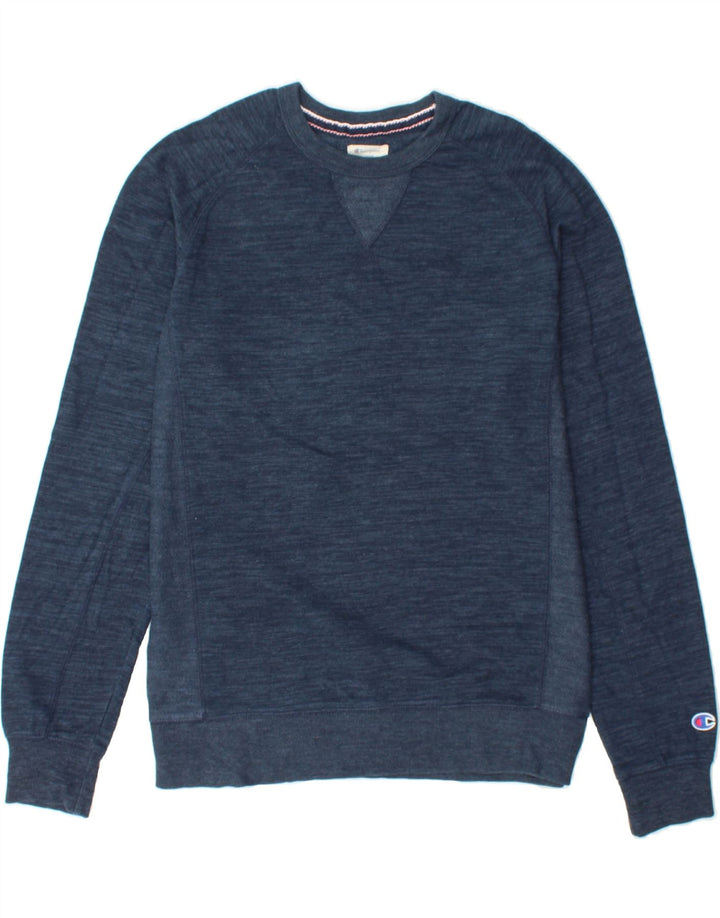 CHAMPION Mens Sweatshirt Jumper Small Navy Blue Cotton Vintage Champion and Second-Hand Champion from Messina Hembry 