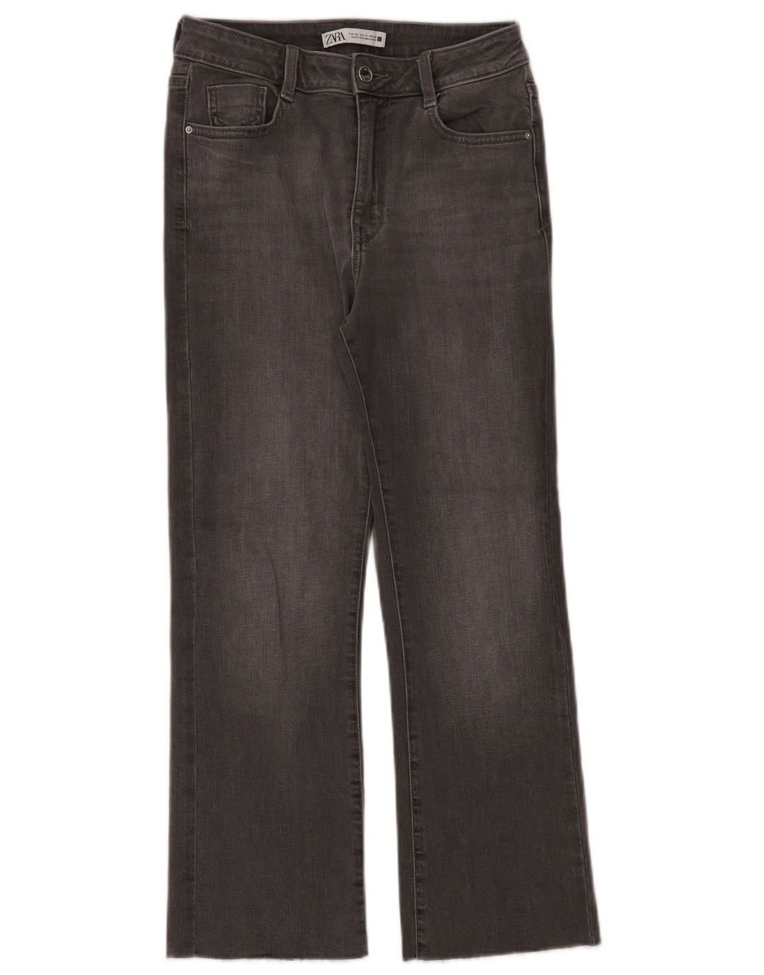 Zara Womens Bootcut Jeans EU 36 XS W26 L26 Grey