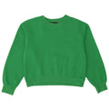 Zara Womens Sweatshirt Jumper UK 14 Medium Green Polyester