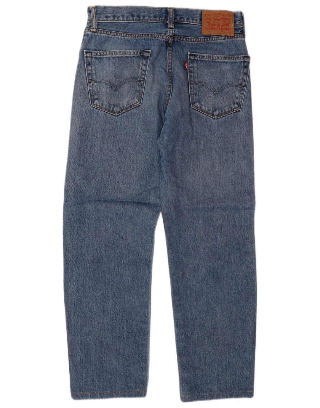 Levi's Mens 751 Straight Jeans W30 L32 Blue Cotton