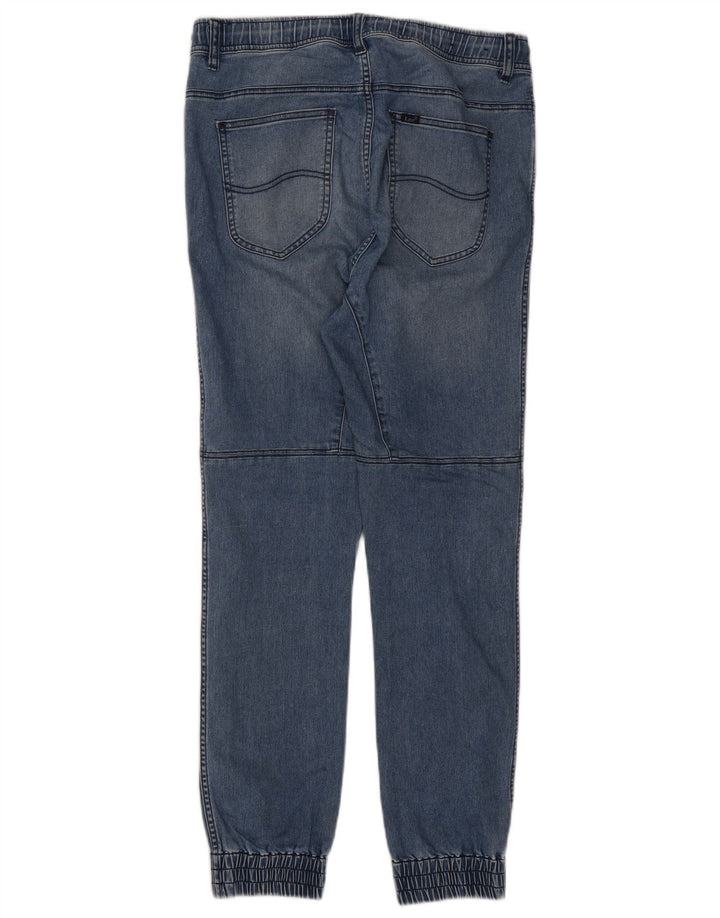 Lee Womens Joggers Slim Jeans Medium W30 L29 Blue Cotton