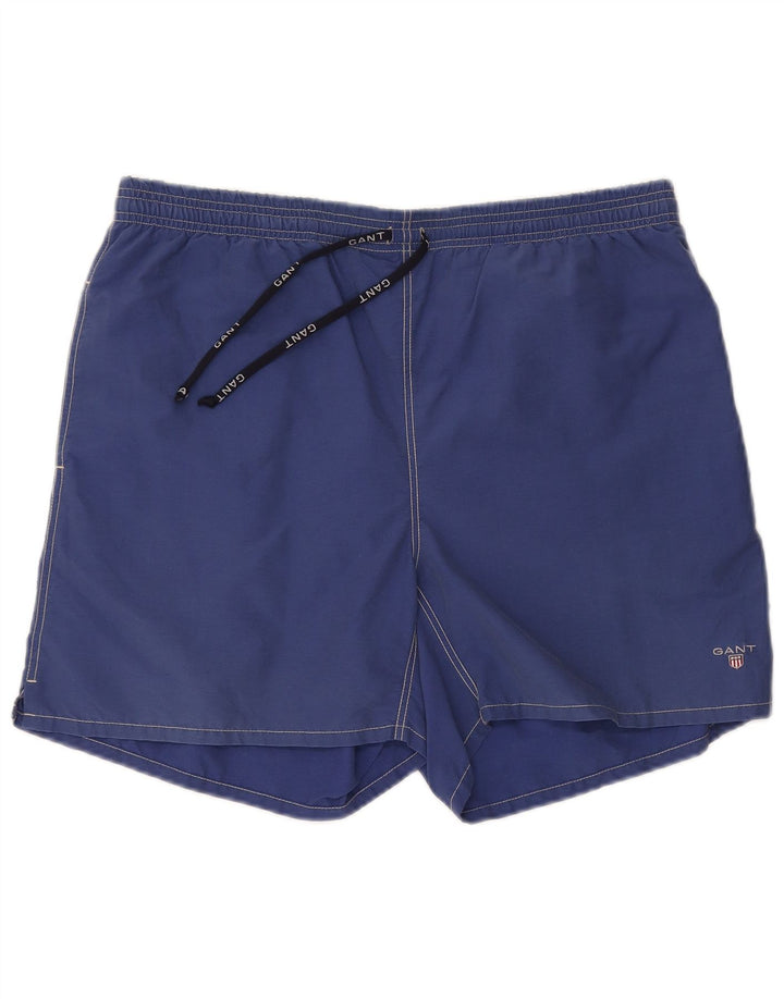 Gant Mens Graphic Swimming Shorts Large  Blue