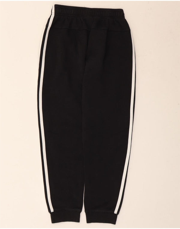 Adidas Boys Tracksuit Trousers Joggers 11-12 Years Black Cotton