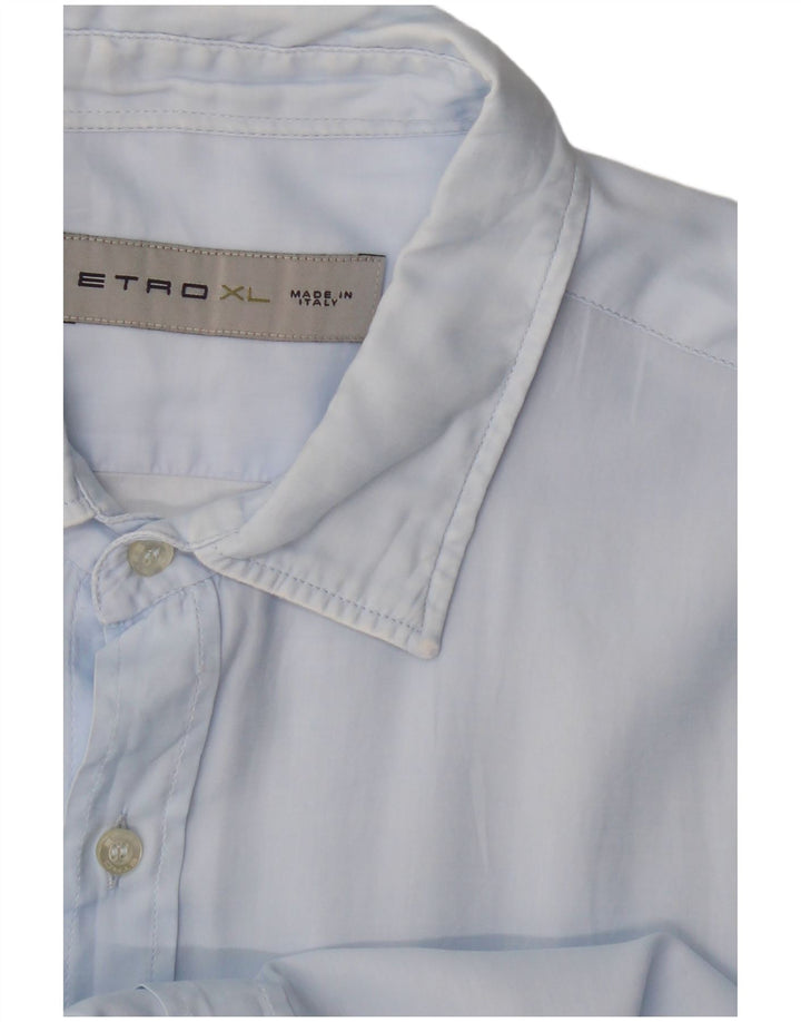 Etro Mens Shirt XL Blue