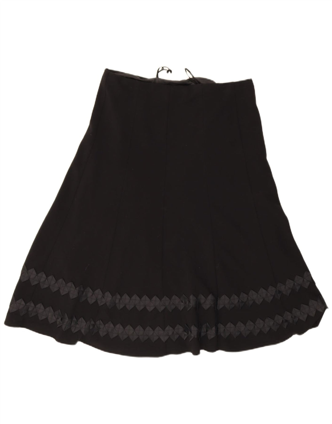 MARKS & SPENCER Womens A-Line Skirt UK 16 Large W38  Black Geometric
