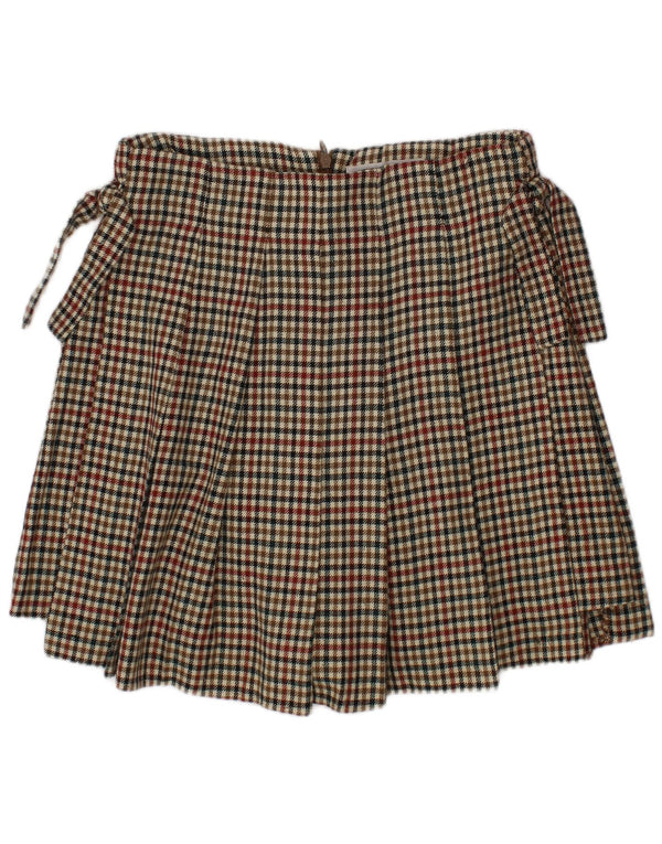 ZARA Girls Skort 9-10 Years  Multicoloured Houndstooth Polyester