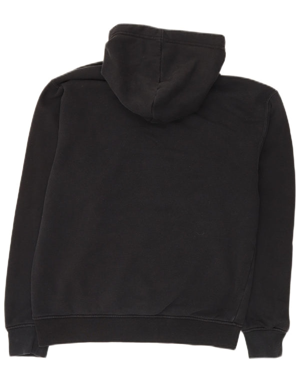 JORDAN Mens Hoodie Jumper Small Black Cotton
