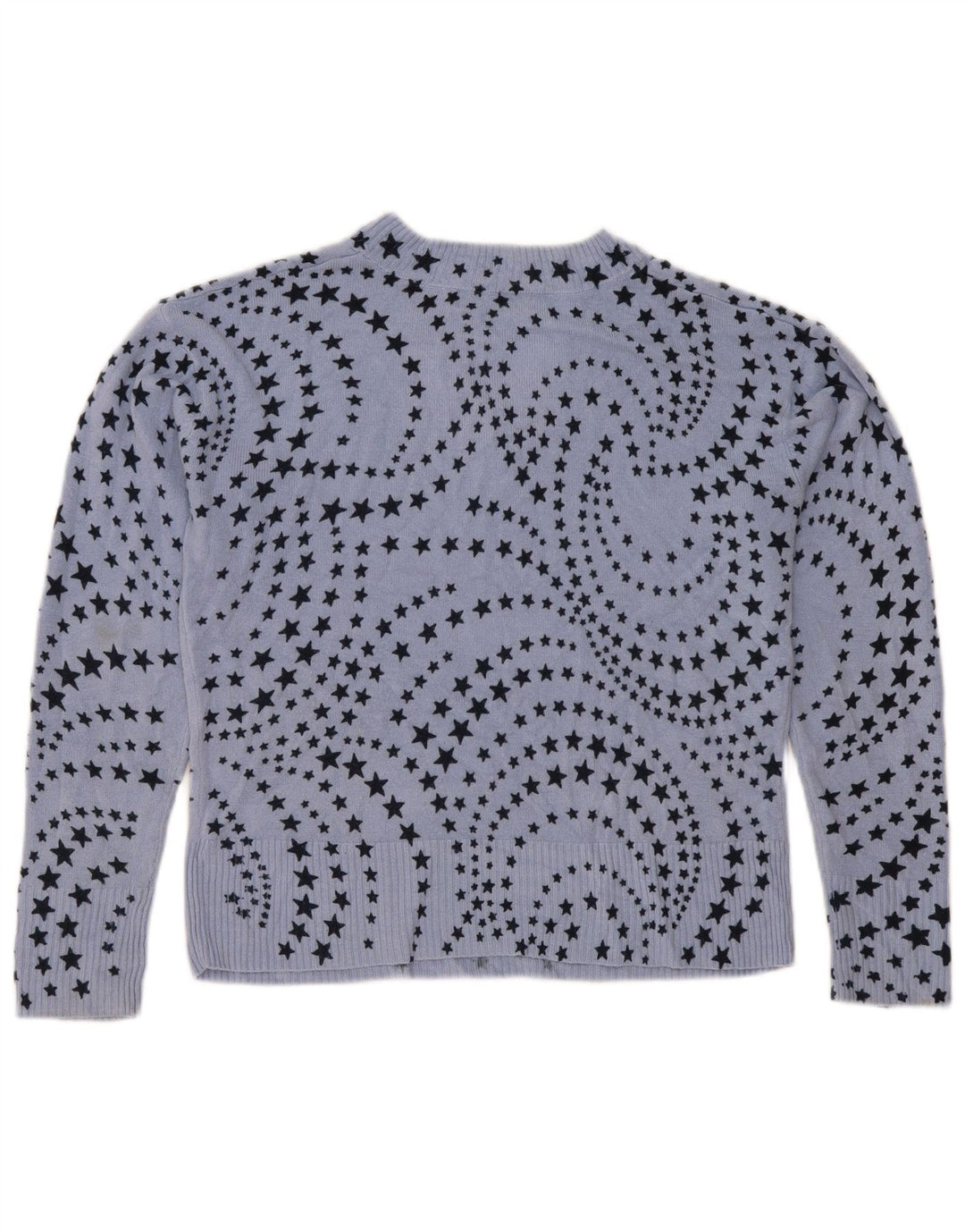 Marks & Spencer Womens Abstract Pattern V-Neck Jumper Sweater UK 12 Medium