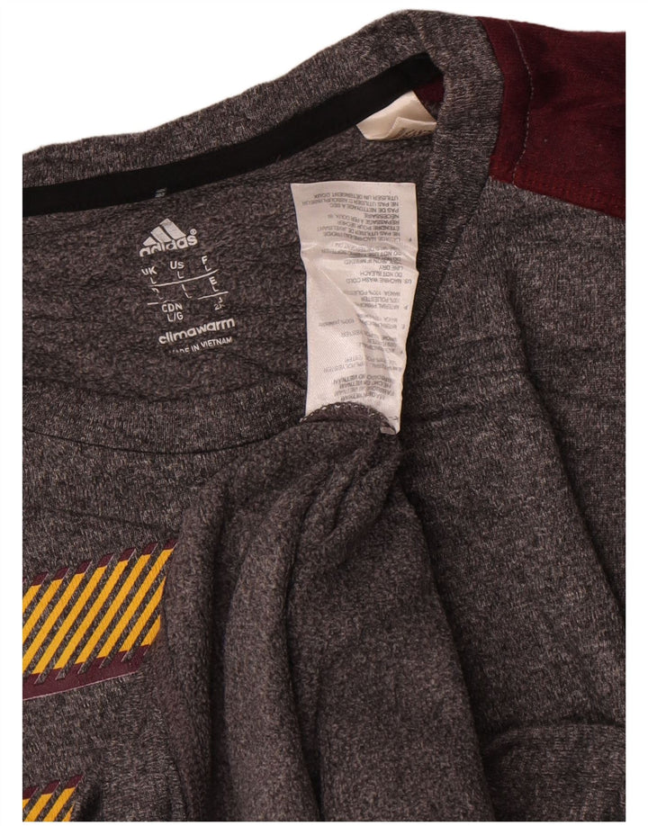 Adidas Mens Arizona State Sun Devils Sweatshirt Jumper Large Grey
