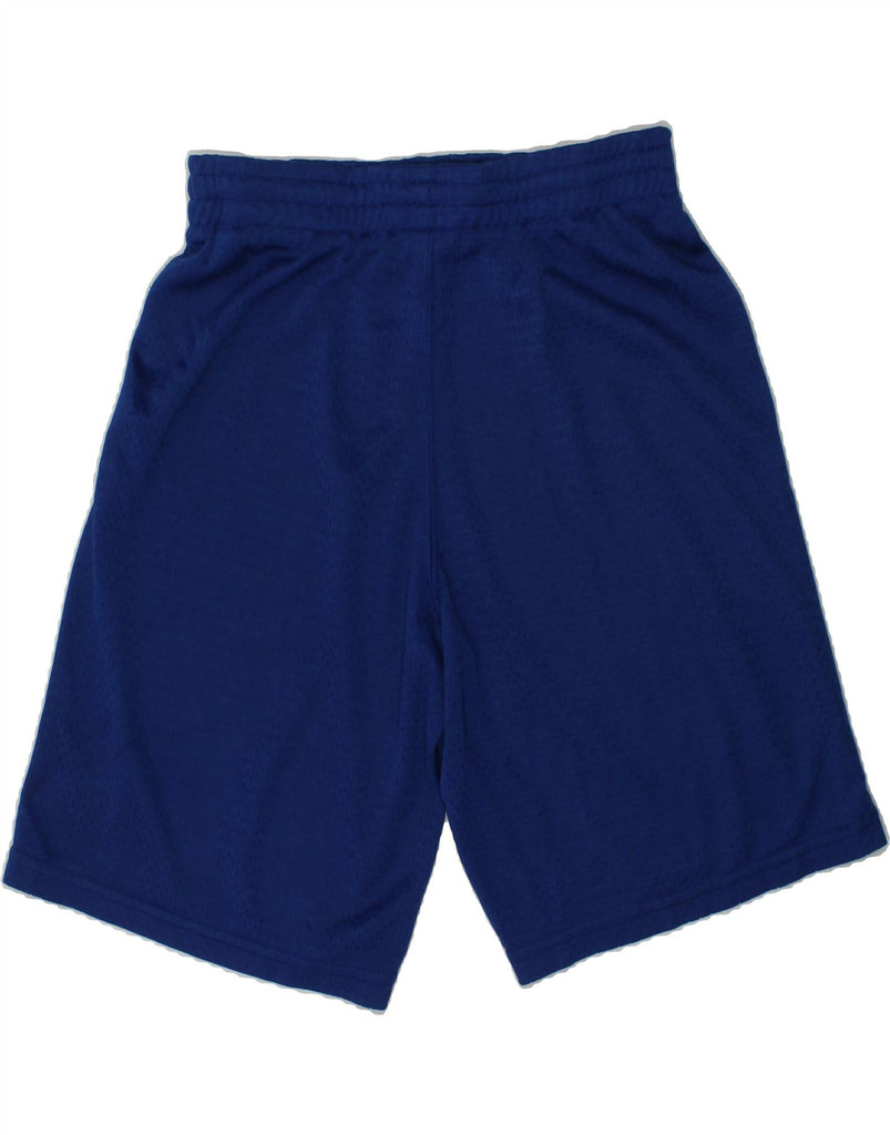 RUSSELL ATHLETIC Boys Sport Shorts 10-11 Years Medium  Blue Polyester | Vintage Russell Athletic | Thrift | Second-Hand Russell Athletic | Used Clothing | Messina Hembry 