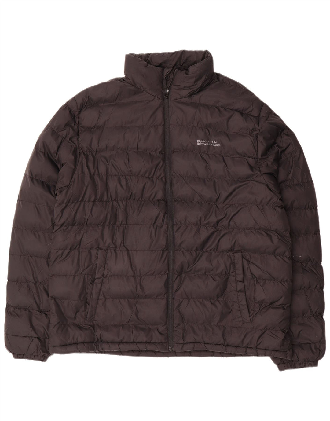 Mountain Warehouse Mens Padded Jacket UK 42 XL Black Nylon