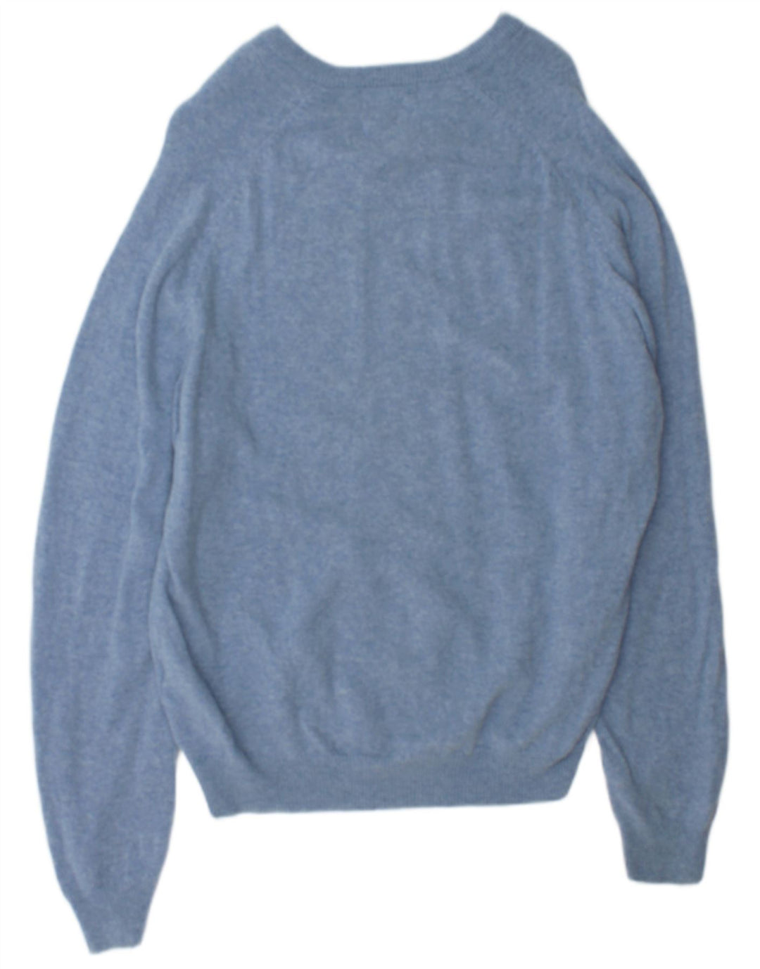Marks & Spencer Mens Blue Harbour V-Neck Jumper Sweater Large Blue Flecked
