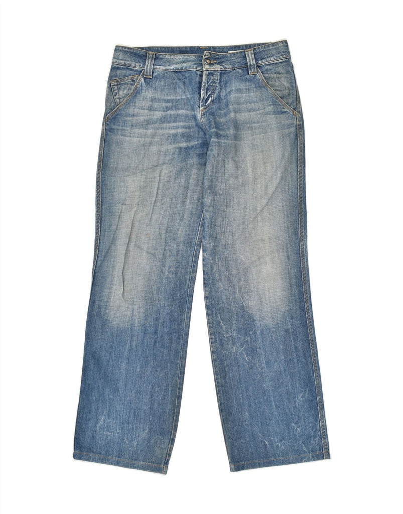 GAS Mens Straight Jeans W30 L32 Blue Cotton | Vintage Gas | Thrift | Second-Hand Gas | Used Clothing | Messina Hembry 