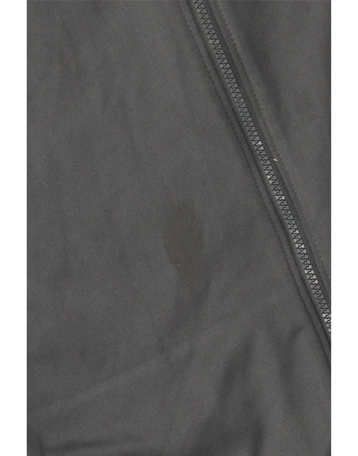 Under Armour Boys Tracksuit Top Jacket 11-12 Years Large Grey Polyester