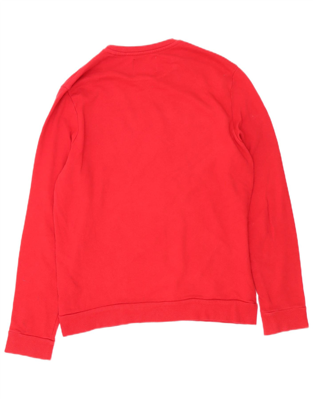 Guess Mens Graphic Sweatshirt Jumper Medium Red Cotton